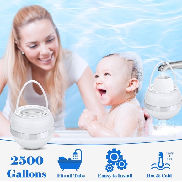 Bath Ball Filter-Bathtub Water Filter Removes Hundreds of Contaminant for Softer - Picture 6 of 10